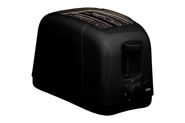 Quest Scotsman Low Wattage Toaster - Black