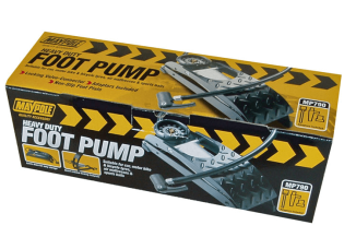 Maypole Heavy Duty Single Foot Pump