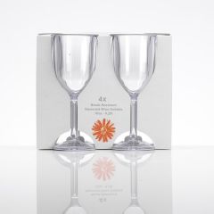Flamefield Acrylic Wine Glasses