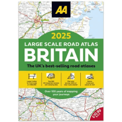 AA Map - Road Atlas GB Large Scale (A3)