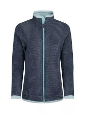 Women's Ariana Full Zip Grid Fleece - Rich Navy