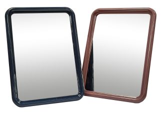 Eleganza Flat Camping Mirror (Assorted Colours)