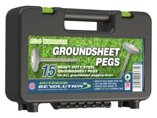 Outdoor Revolution Eco Warrior Groundsheet Pegs - Box of 15