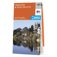 OS Map - 189 Hereford and Ross-on-wye