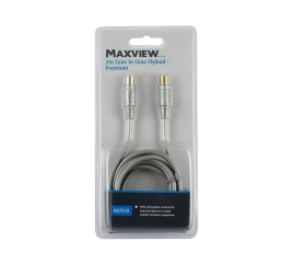 Maxview Coax to Coax Gold Plated Flylead - 2m
