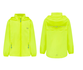 Mac in a Sac Childs Jacket - Neon Yellow