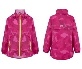 Mac in a Sac Childs Jacket - Pink Camo