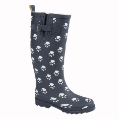 Stormwells Long Dog Paw Wellington Boots